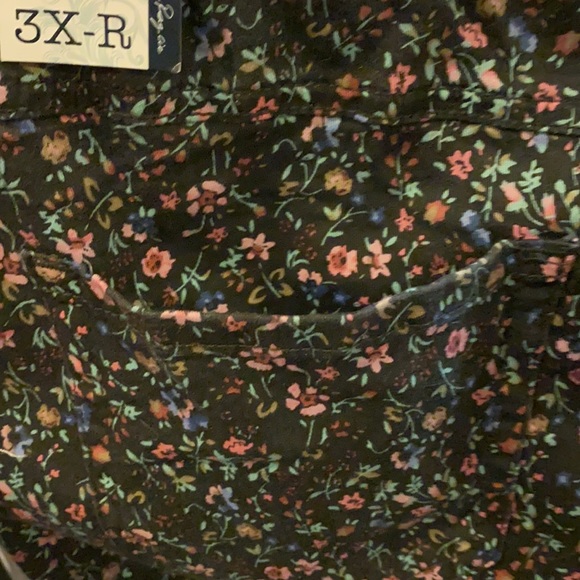 American Rag C I E Floral Pant Jeggings 3X - R - Picture 3 of 4